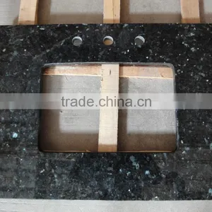 Hotel Bathroom Blue Pearl Granite Vanity Tops, Blue Pearl Vanity Tops thumbnail-1