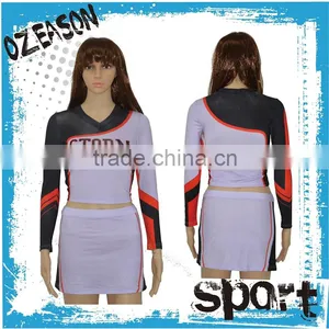 Long Sleeve Dye Sublimation Cheerleading Uniforms thumbnail-1