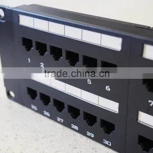 CAT.6 48 Port UTP Dual IDC Patch Panel With Cable Management thumbnail-4