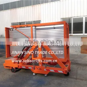 Hydraulic Aluminum Mast Lift Double Masts Man Lift thumbnail-4