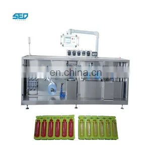 Hospital Pharma 1-50ml Plastic Ampoule Oral Liquid Filling Sealing Machine thumbnail-1