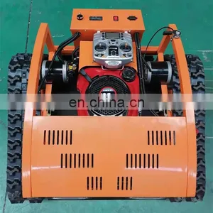 Gasoline Engine Remote Control Lawn Mower 196 cc Petrol Lawn Mowers Lawn Machine Price thumbnail-4