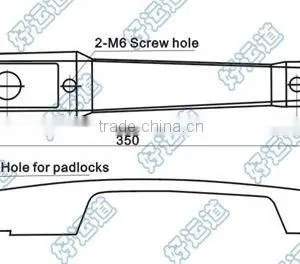 09115 Refrigeration Door Locks and Refrigerator Lock thumbnail-3