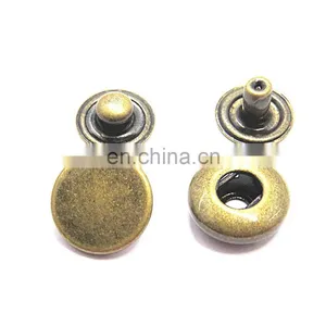 Custom 15mm Brass Spring Snap Clip Button for Leather, Jeans thumbnail-5