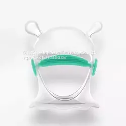 Baby Teether Silicone Soft Teethers For Babies Wear on Hand Mushroom Soothing Teether Mitten Hand thumbnail-3