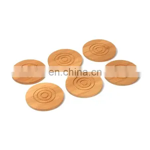 Kitchen Multipurpose 6-Piece Heat Resistant Bamboo Round Coaster thumbnail-2