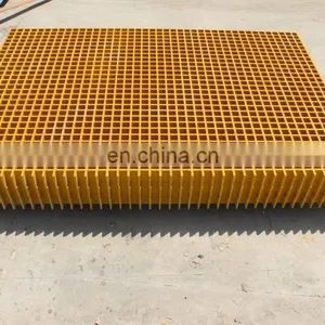 High Quality FRP Car Wash Floor Grating /Plastic Walkway Grid thumbnail-5