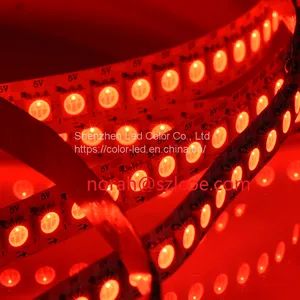 DC5v Addressable Multicolor LED Strip Lighting LC8813 IC Pixels 144leds/m Smart RGB Flex Strip thumbnail-3