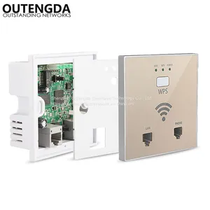 MP938 300Mbps in Wall AP Wireless Router Access Point With RJ45 RJ11 WPS WISP WIFI Repeater thumbnail-5