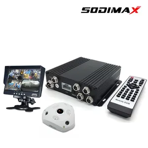 4 Channels HDD Mobile Mdvr 4G GPS WiFi Live Video Streaming Car CCTV DVR With Driver Fatigue Assit, Anti Collision Asds Dsm thumbnail-3