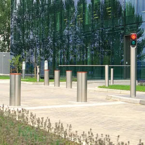 Best Quality Stainless Steel Protective Automatic Electric Rising Bollards for Residential-use thumbnail-1