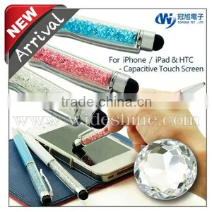 Jewelled Crystal Bling Pen Colorful Stylus for Smartphone Promotional Quality Product for Wholesale thumbnail-1
