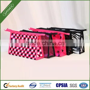 Hot Sale Grid Handbag Small Makeup Bag thumbnail-1