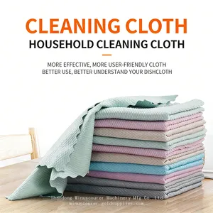 Household Cleaning Cloth Absorbent and Lint-free thumbnail-1