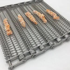 Stainless Steel Mesh Chain Driven Wire Mesh Conveyor Belt for Industrial Conveyance thumbnail-2