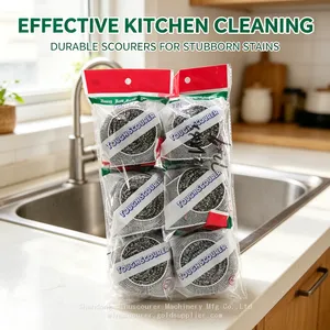 High Density Thick Wire Scourer Ball Powerful Decontamination Kitchen Helper thumbnail-1