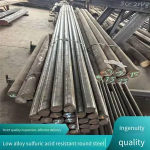 13crmo44 Round Steel Resistant to High-temperature Creep, 13crmo4-5/1.7335 Structural Round Bar Resistant to Hydrogen-containing Corrosion, Cutting thumbnail-2