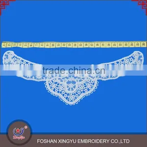 Cheap & Hot Selling Promotion Crochet Cotton Neckline Designs With Mesh Embroidered Pattern thumbnail-1