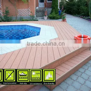 Anti-slip WPC Decking and WPC Floor 100% Recycled thumbnail-5