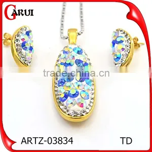 Jewelry Manufacturer China Brazilian Gold Jewelry Wholesale Sets thumbnail-1