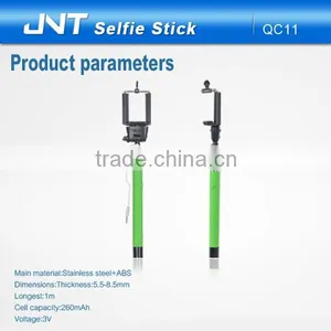 1$ Monopod Smart Phone Wire Selfie Stick With 1 Year Warranty thumbnail-1