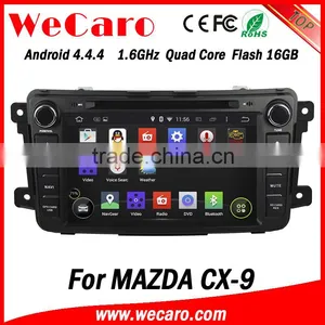 Wecaro in Dash Touch Screen Android 4.4.4 Car Radio GPS Navigation System for Mazda Cx-9 Touch Screen Dvd Player thumbnail-1