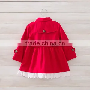 Spring and Autumn Children's Coat Girls Jacket Kids Thick Wind Coat thumbnail-5