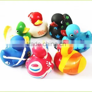 Plastic Bath Duck Toy PVC Bath Toys Floating Ducks Small Toy Duck thumbnail-4