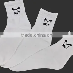 OEM 100% Cotton White Boys Sports Socks thumbnail-1