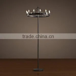 2016 New Style Simple Vintage Iron Floor Lamp Model 5016-L9 thumbnail-1