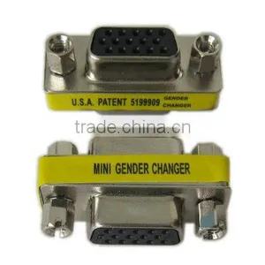 VGA 15Pin Female to Female Adapter thumbnail-1