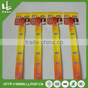 White Supermarket Hang Strip With Hooks thumbnail-1