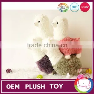 New Customized OEM Design Stuffed Alpaca Toy thumbnail-1