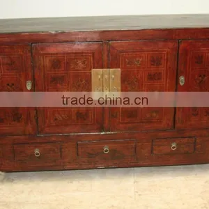 Chinese Antique Beautiful Hand Painted Cabinet thumbnail-1