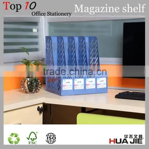 Hot Sale Office Stationery Desktop Magazines Rack With 4 Compartments thumbnail-2
