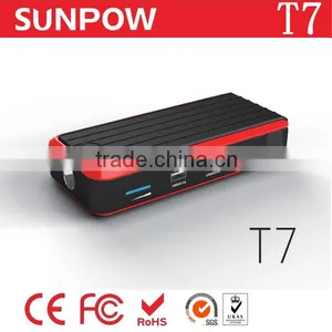 Sunpow 12v 12000mah Double Usb and Minijump Starter Power Station Jump Starter thumbnail-1