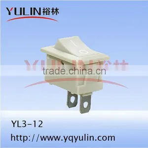 YU3-12 White Electrical On-off 2 Poles Rocker Switch 20a 250vac thumbnail-1