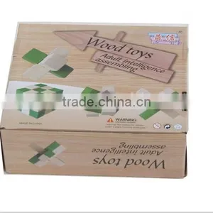 Manufactory Wooden Intelligence Toys iq Puzzle Wooden Magic Box iq Locks thumbnail-2