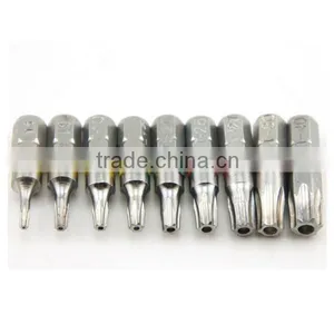 10pcs 25mm 1/4 Inch Hex Shank Torx Head Screwdriver Bits Electric Screwdriver Bits AR-23 thumbnail-1