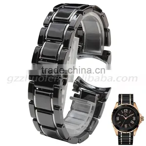 Classic Buckle Ceramic Watchband 24mm Watch Bracelet thumbnail-1