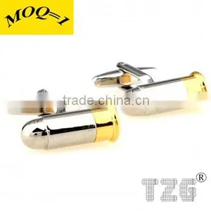 Fashion Stainless Steel Bullet Cufflink thumbnail-1