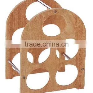Single Bottle Wine Rack Wooden Wine Rack thumbnail-1