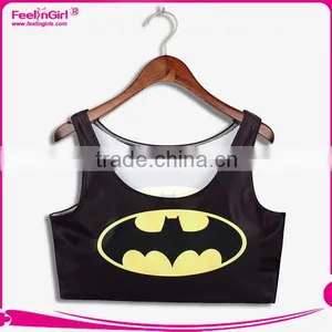 Wholesale Compression Pictures Of Girls Cotton Tank Tops thumbnail-2