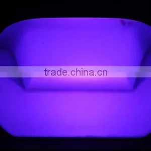 Modern Sofa Furniture / Night Club Plastic Sofa Set/ Glow Led Sofa thumbnail-4
