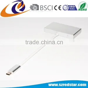 Type-C USB 3.0 3 in 1 Combo Hub for MacBook 12-Inch (with USB -C Charging Port) thumbnail-5