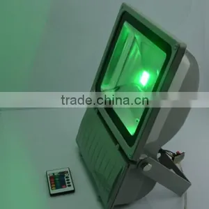 LED 100W Flood Light IP65 Integrated Grey RGB LED Floodlight thumbnail-5