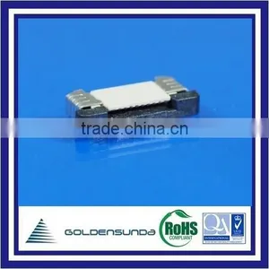 0.5 mm Pitch FPC FFC Connector, Side Entry H=2.00 SMT ZIF Upper Contact SN Type thumbnail-1