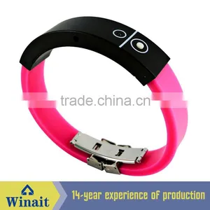 Hot Sale Wrist Mobile Bluetooth Bangles Silica Gel Hand Belt Bluetooth WT-16 thumbnail-1