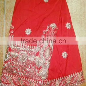 Top Selling Soft Custom African Raw Silk George for Women Dresses thumbnail-2