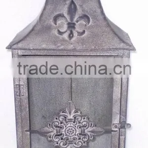 KS4283F- Rectangle Metal Candle Lantern thumbnail-1